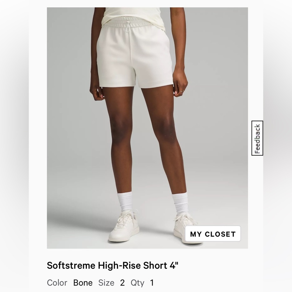 Lululemon Softstreme Shorts